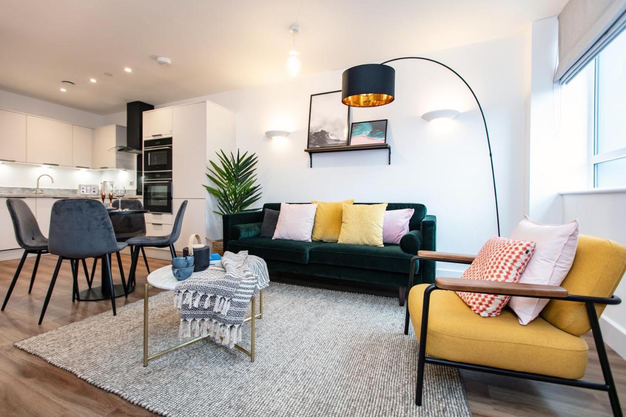 City Centre - Free Parking - Stylish 2 Bedroom Apartment 布里斯托 外观 照片